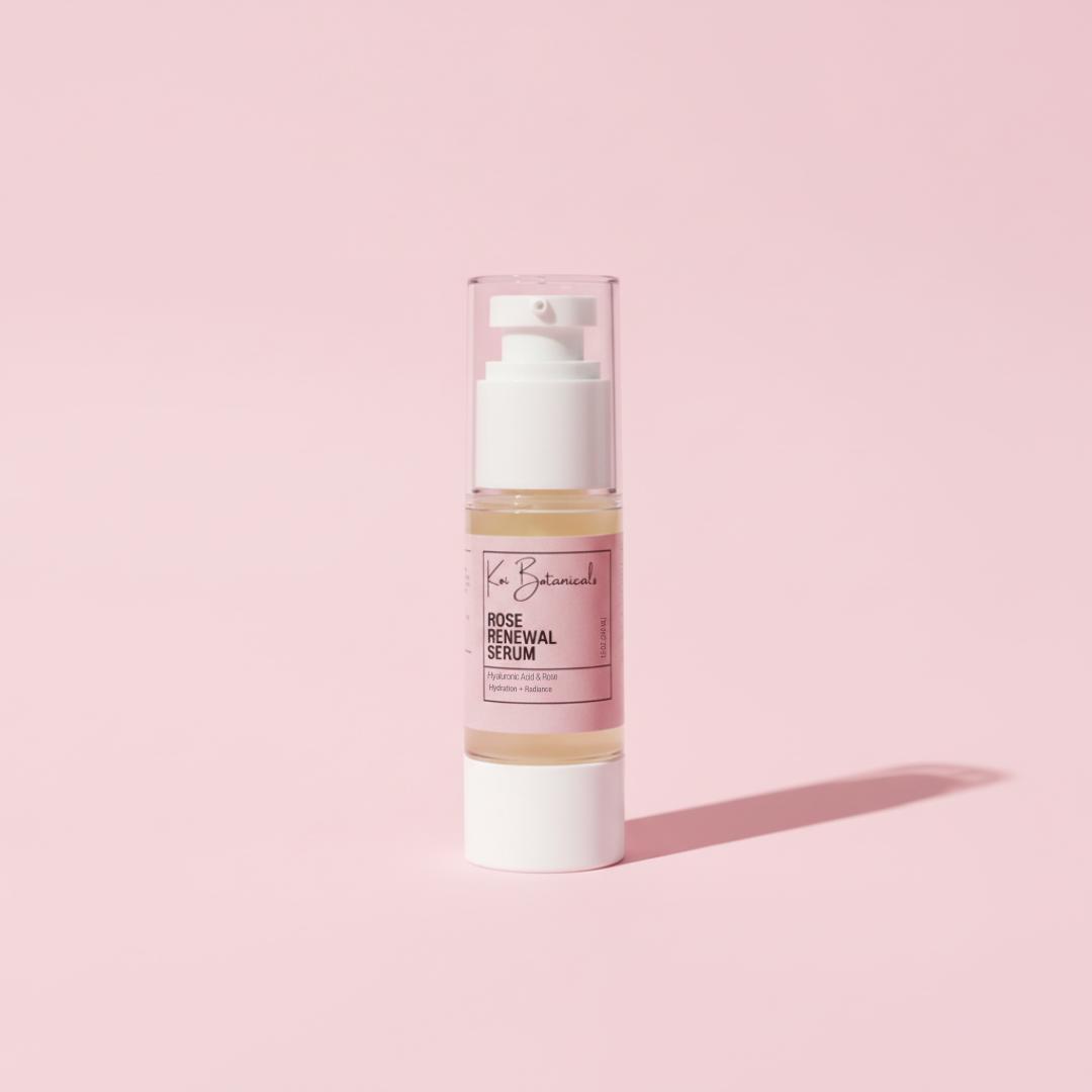 ROSE RENEWAL SERUM | Silky hydration, softer lines, and a brighter look. - Koi Botanicals 1.5oz
