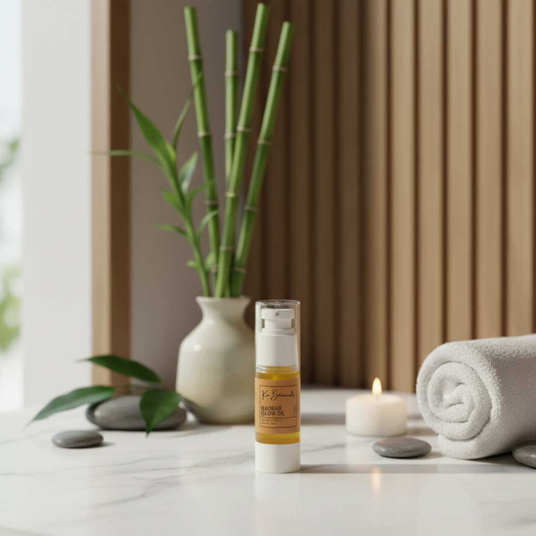 BAOBAB GLOW OIL | Light on skin, heavy on glow - nourishment in a single step - Koi Botanicals 1.5oz