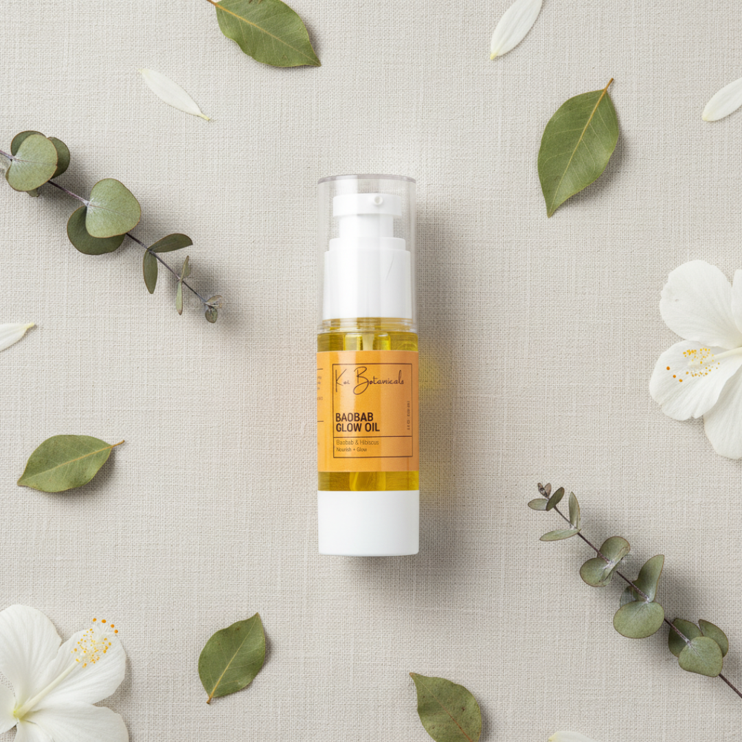 BAOBAB GLOW OIL | Light on skin, heavy on glow - nourishment in a single step - Koi Botanicals 1.5oz
