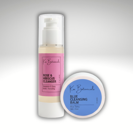 DOUBLE CLEANSE SET for Clean Pores & Fresh Glow - Save 15%! - Koi Botanicals Default Title