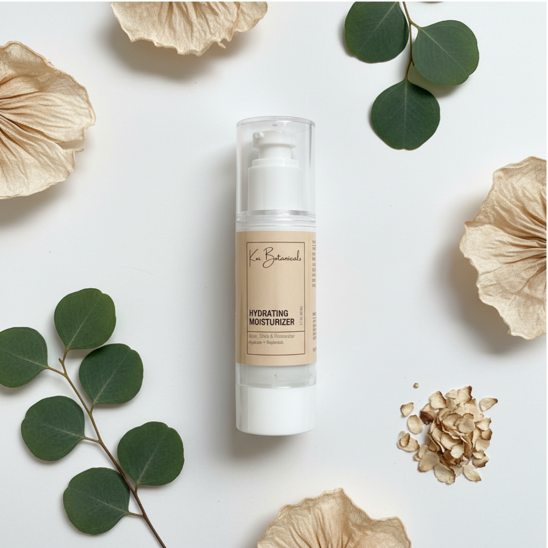HYDRATING MOISTURIZER | A long drink of hydration that softens and restores - without the grease - Koi Botanicals 2.7oz