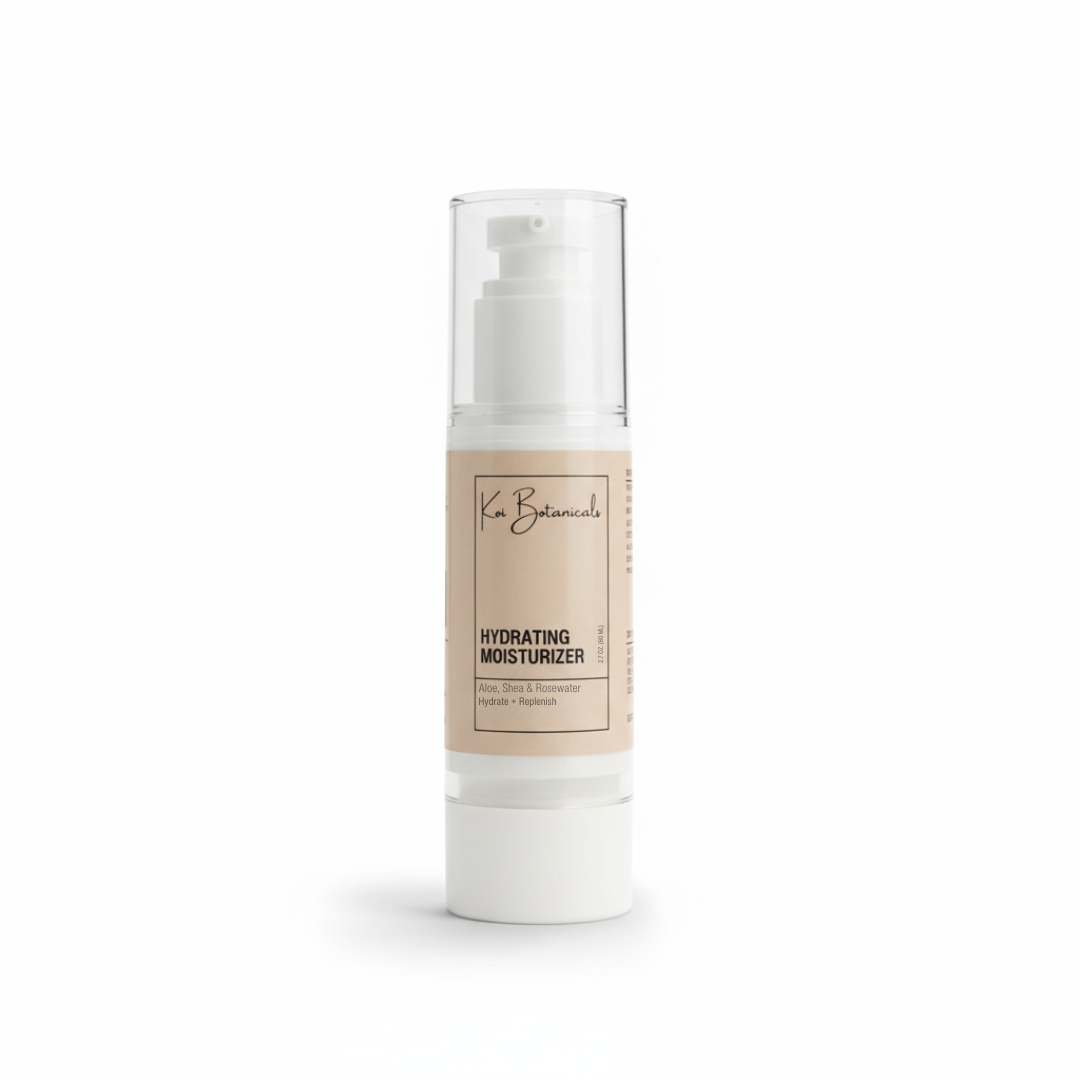 HYDRATING MOISTURIZER | A long drink of hydration that softens and restores - without the grease - Koi Botanicals 2.7oz