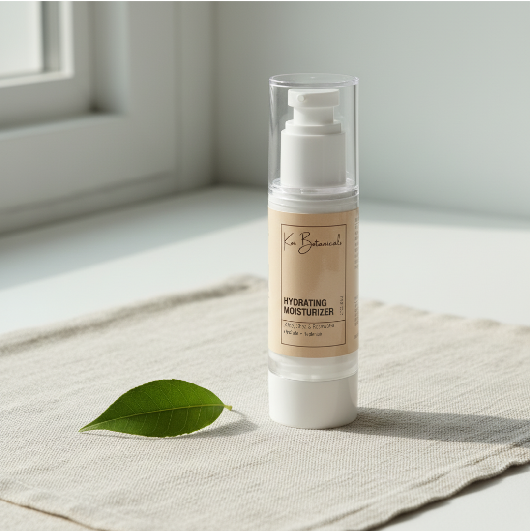 HYDRATING MOISTURIZER | A long drink of hydration that softens and restores - without the grease - Koi Botanicals 2.7oz