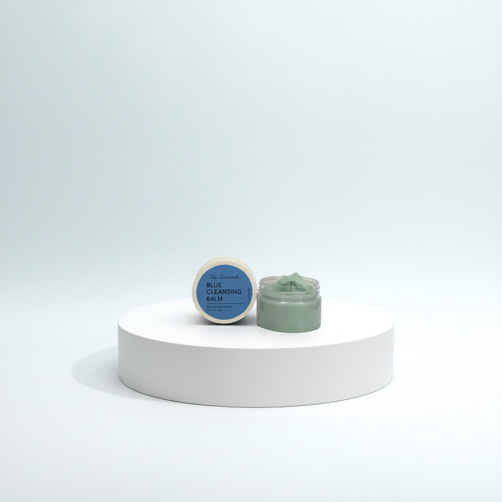 𝐁𝐋𝐔𝐄 𝐂𝐋𝐄𝐀𝐍𝐒𝐈𝐍𝐆 𝐁𝐀𝐋𝐌 One scoop, day erased - clean skin in seconds