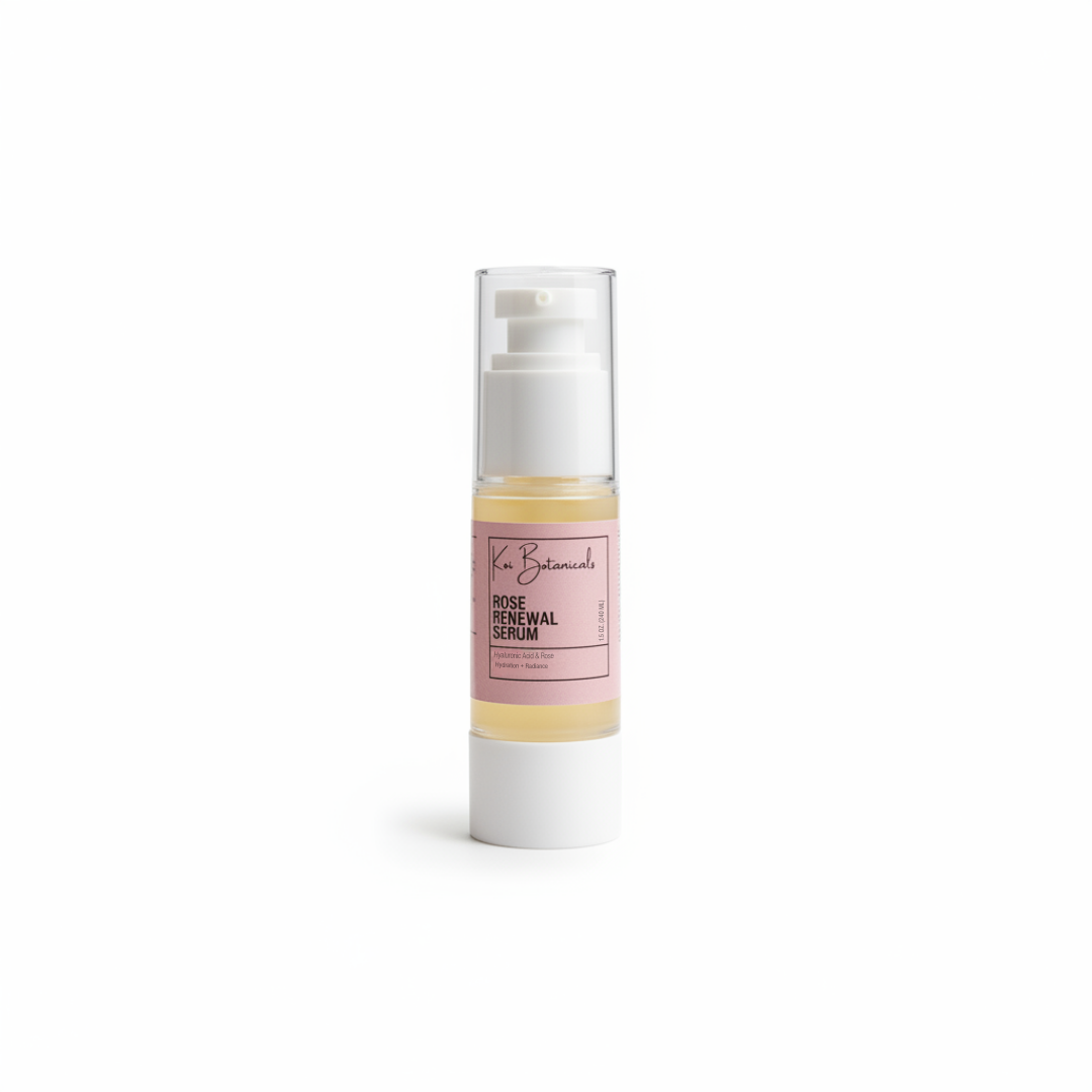 ROSE RENEWAL SERUM | Silky hydration, softer lines, and a brighter look. - Koi Botanicals 1.5oz