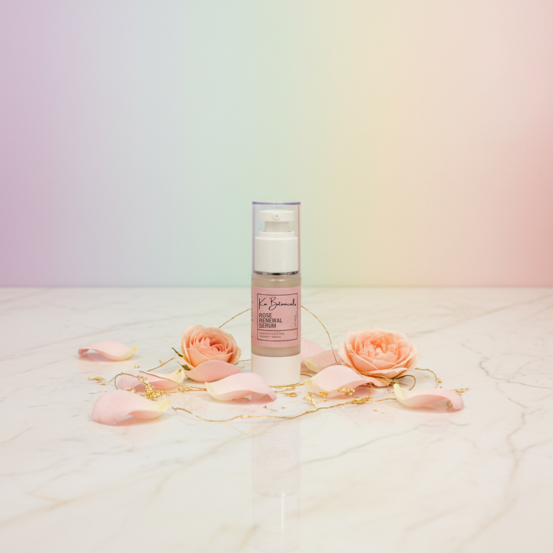 ROSE RENEWAL SERUM | Silky hydration, softer lines, and a brighter look. - Koi Botanicals 1.5oz