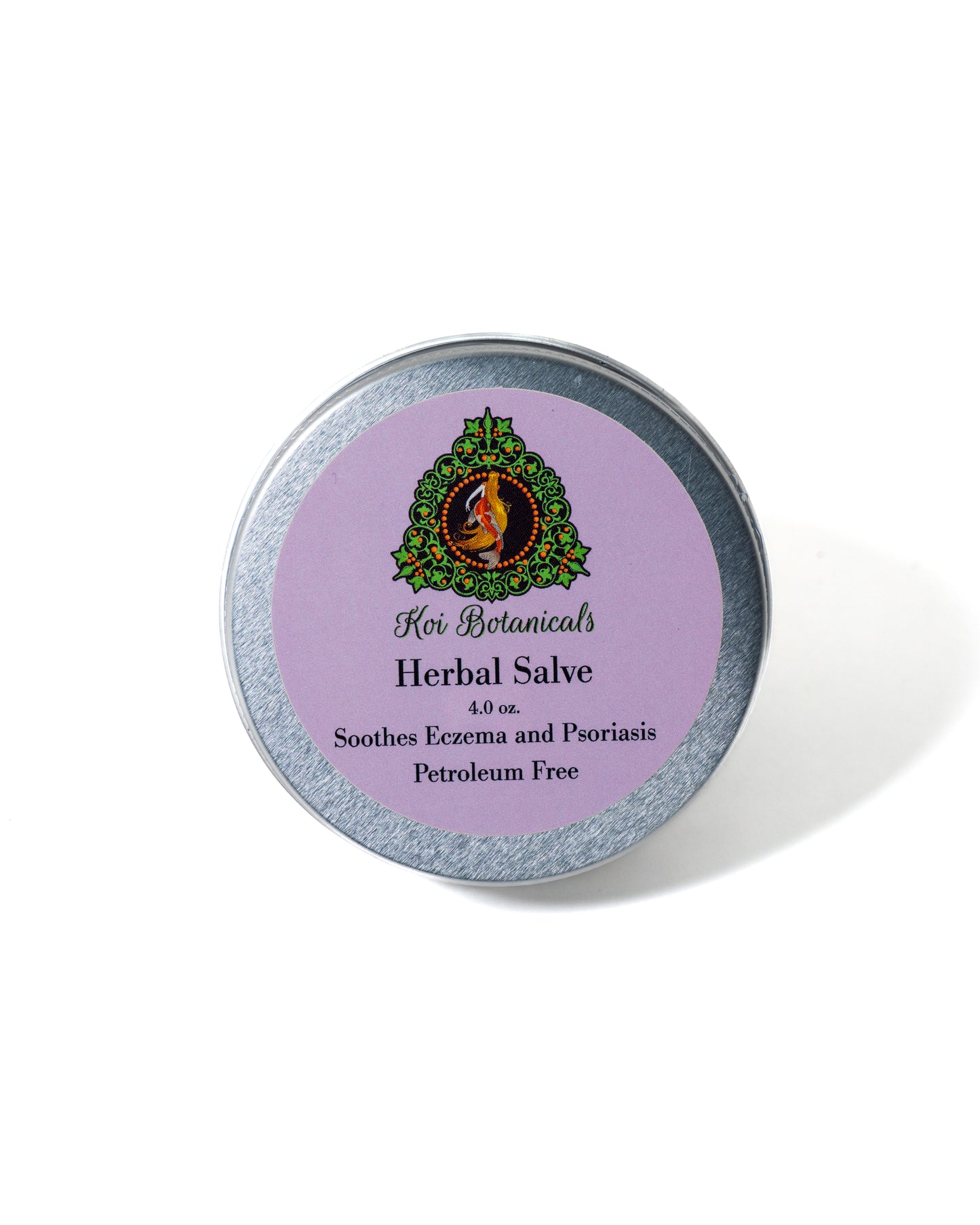 Herbal Salve | Soothe Eczema, Psoriasis, Acne, Dermatitis - Koi Botanicals 4.0 oz.