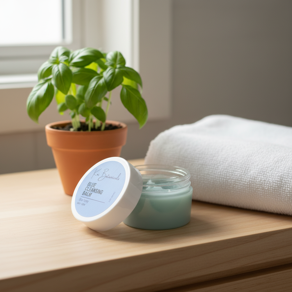 BLUE CLEANSING BALM | One scoop, day erased - clean skin in seconds